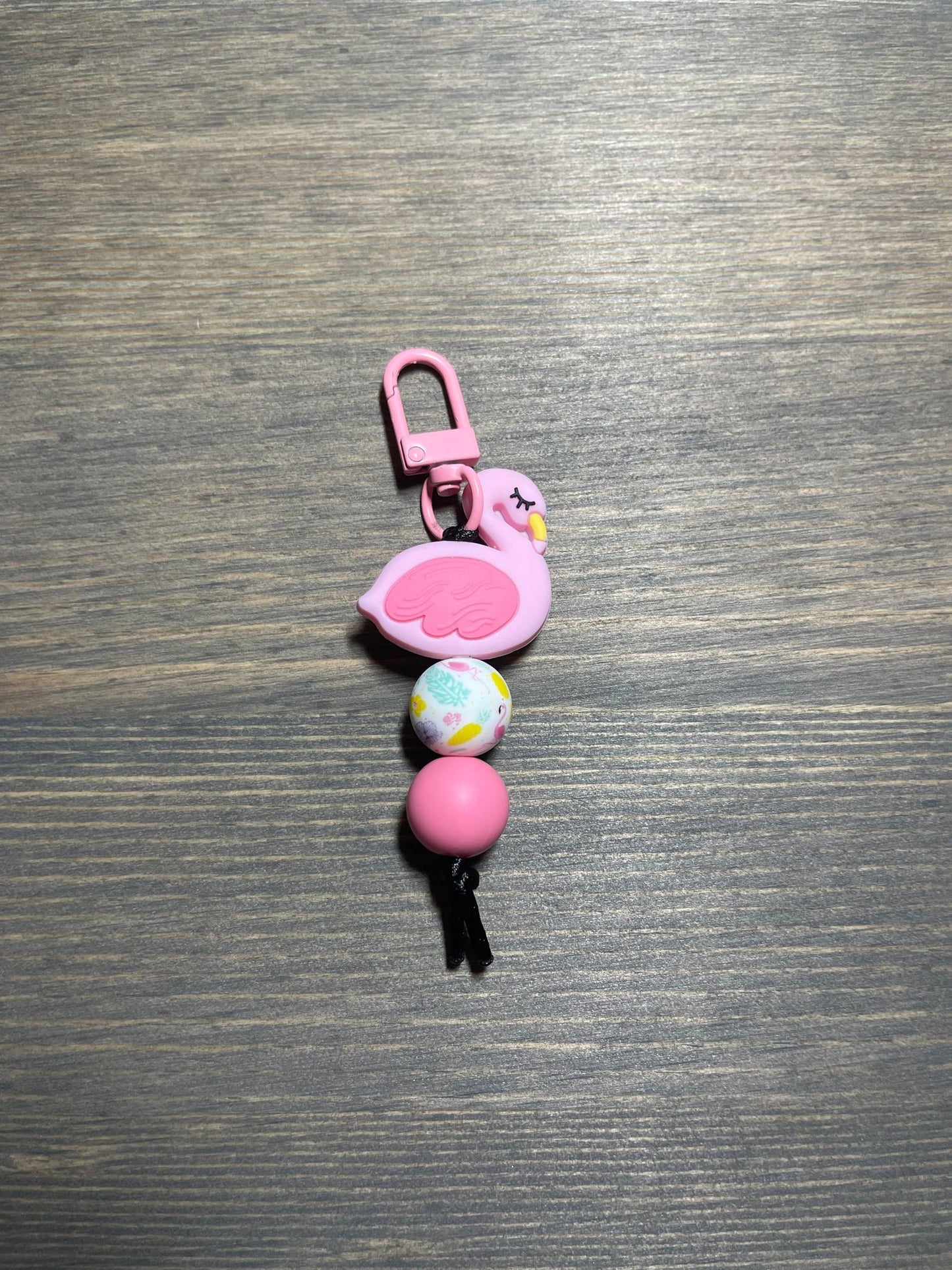 Flamingo Zipper Pull