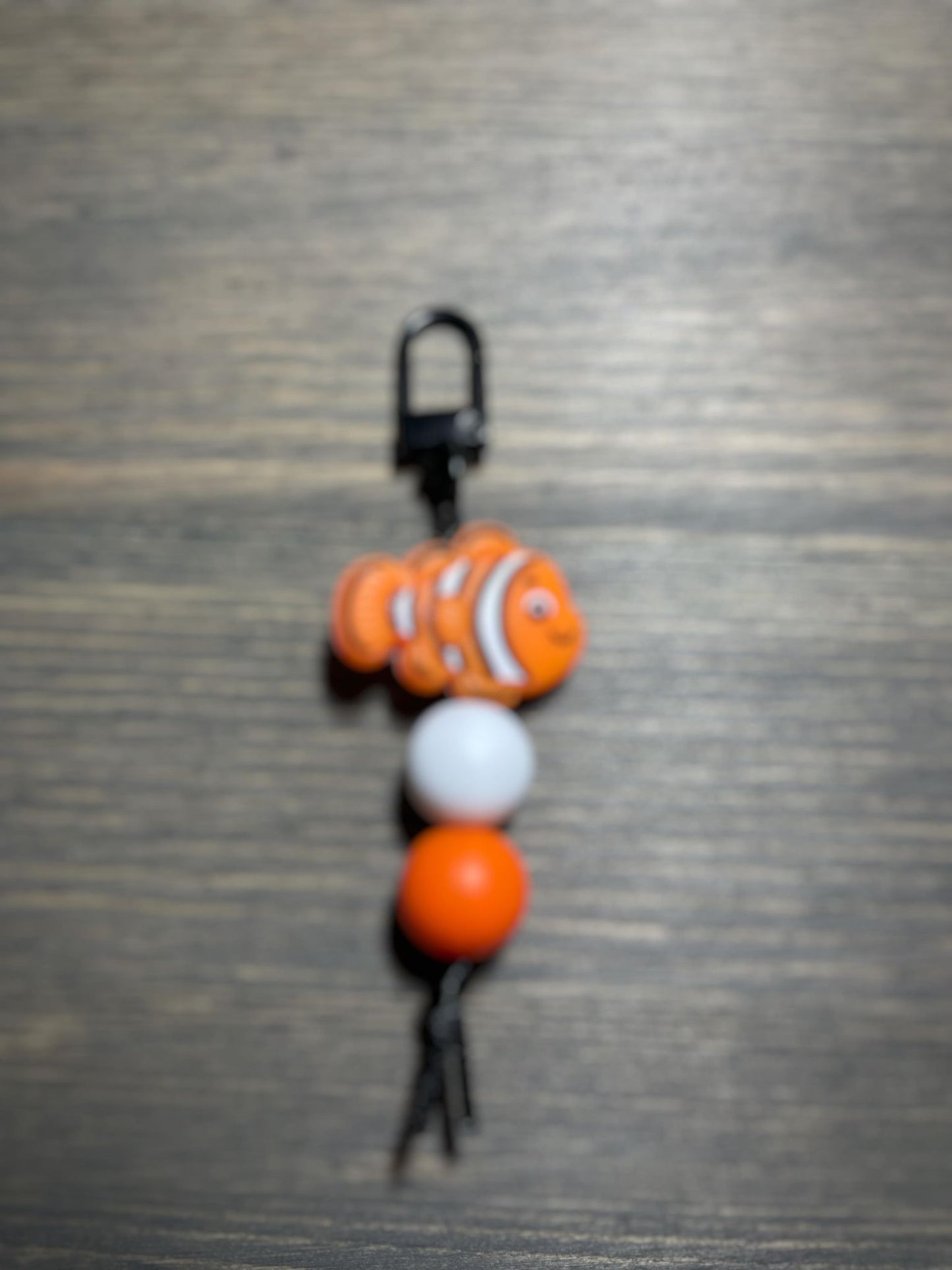 Brave Clown Fish Zipper Pull