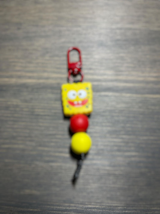 Peppy Sponge Zipper Pull