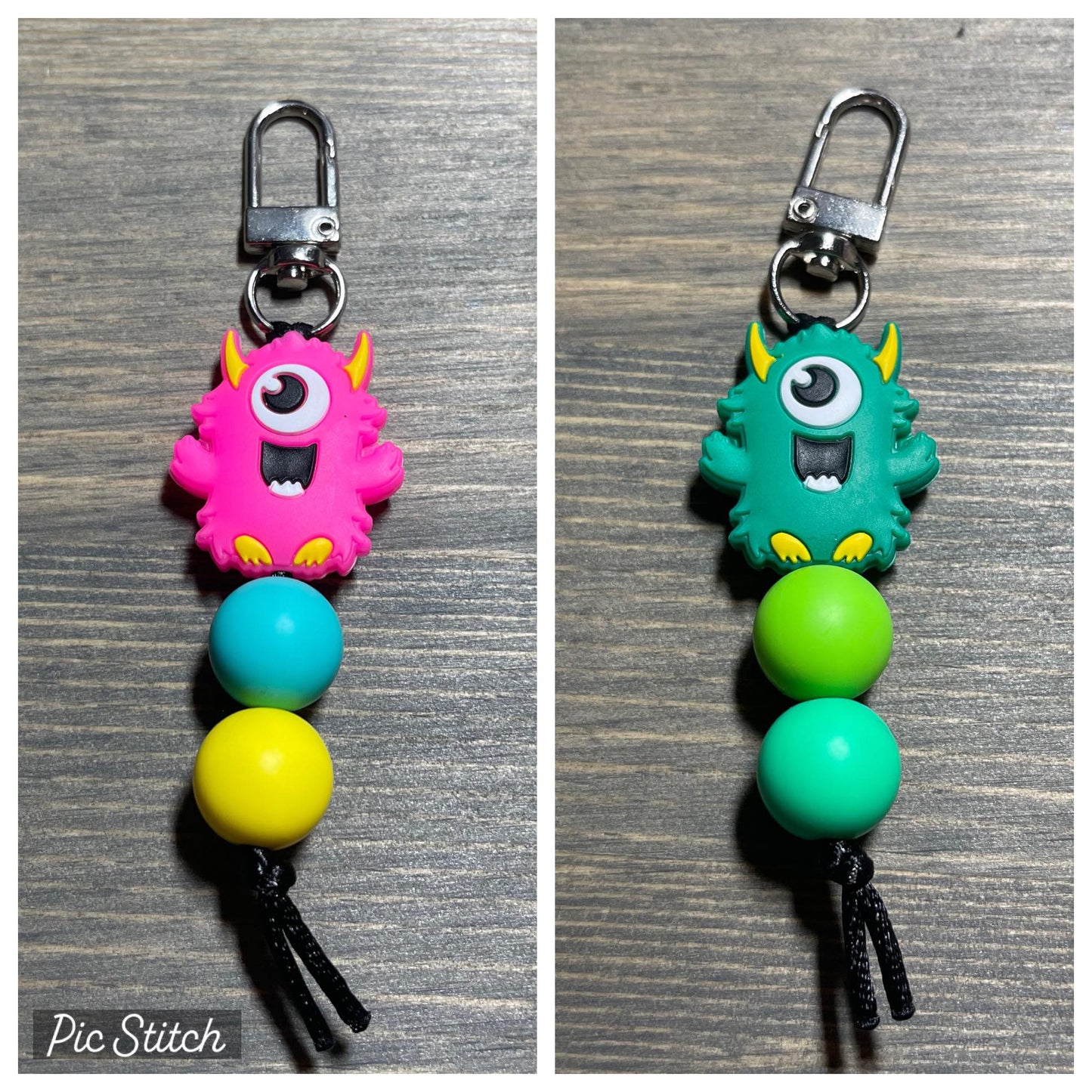 Monster Zipper Pull