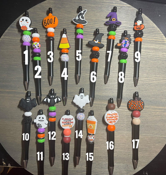 Halloween/Fall Beaded Pens