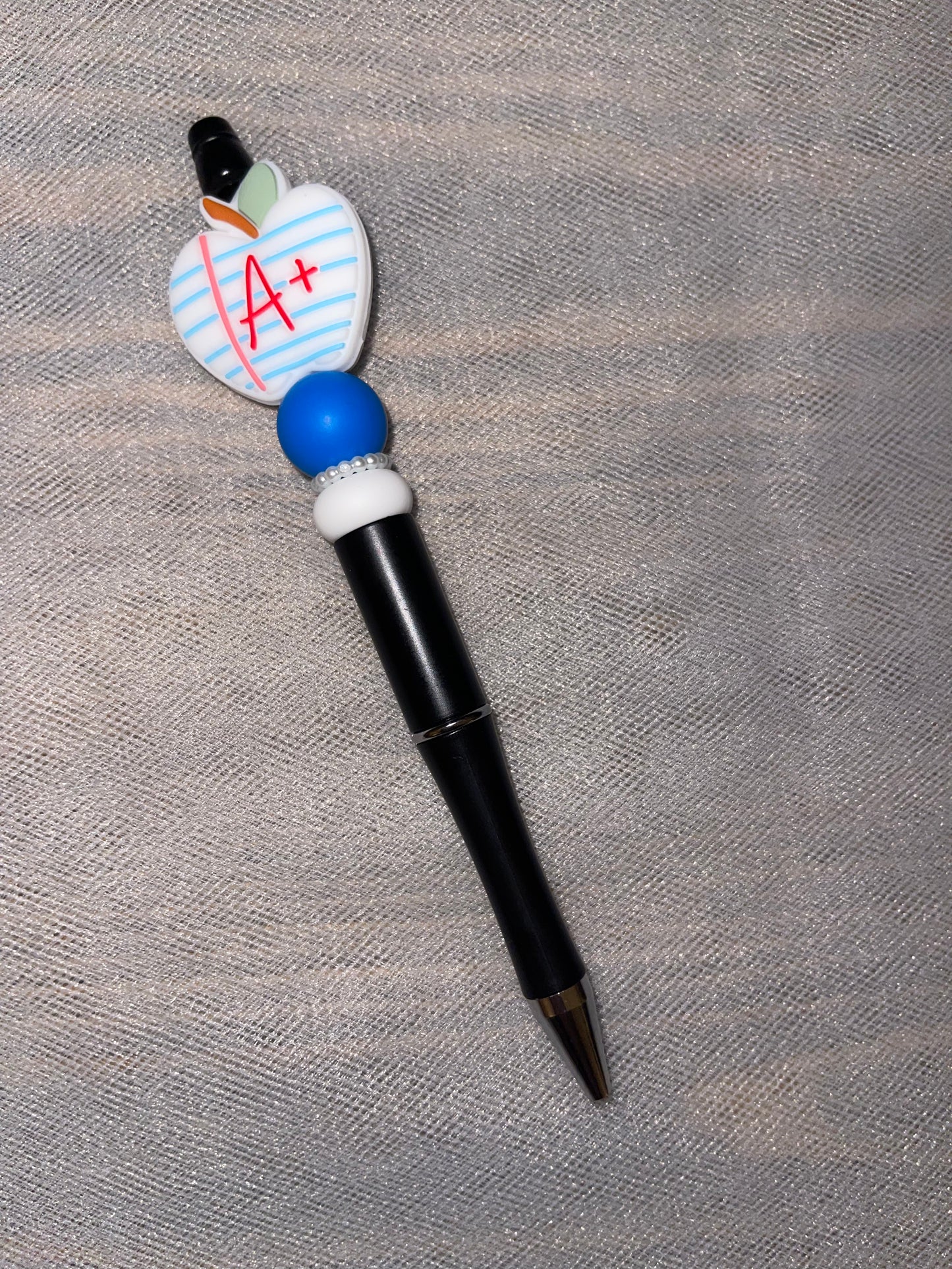 A+ Apple Beaded Pen