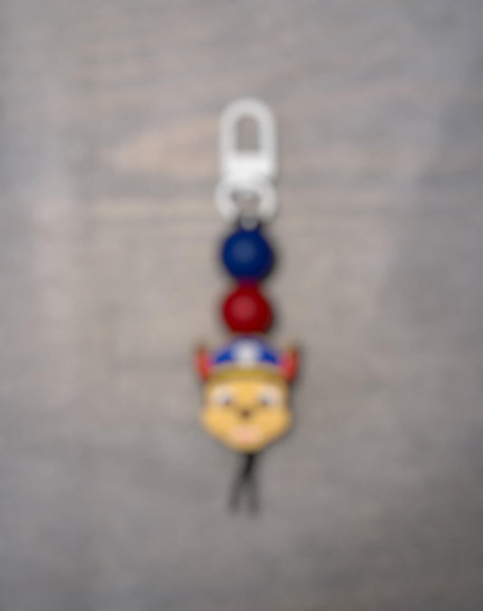 Police Dog Zipper Pull