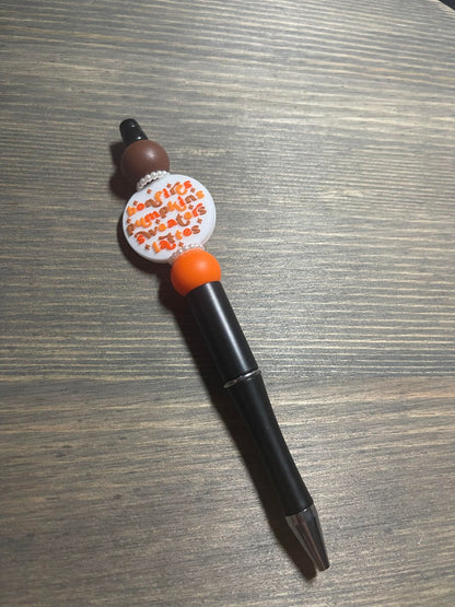 Halloween/Fall Beaded Pens