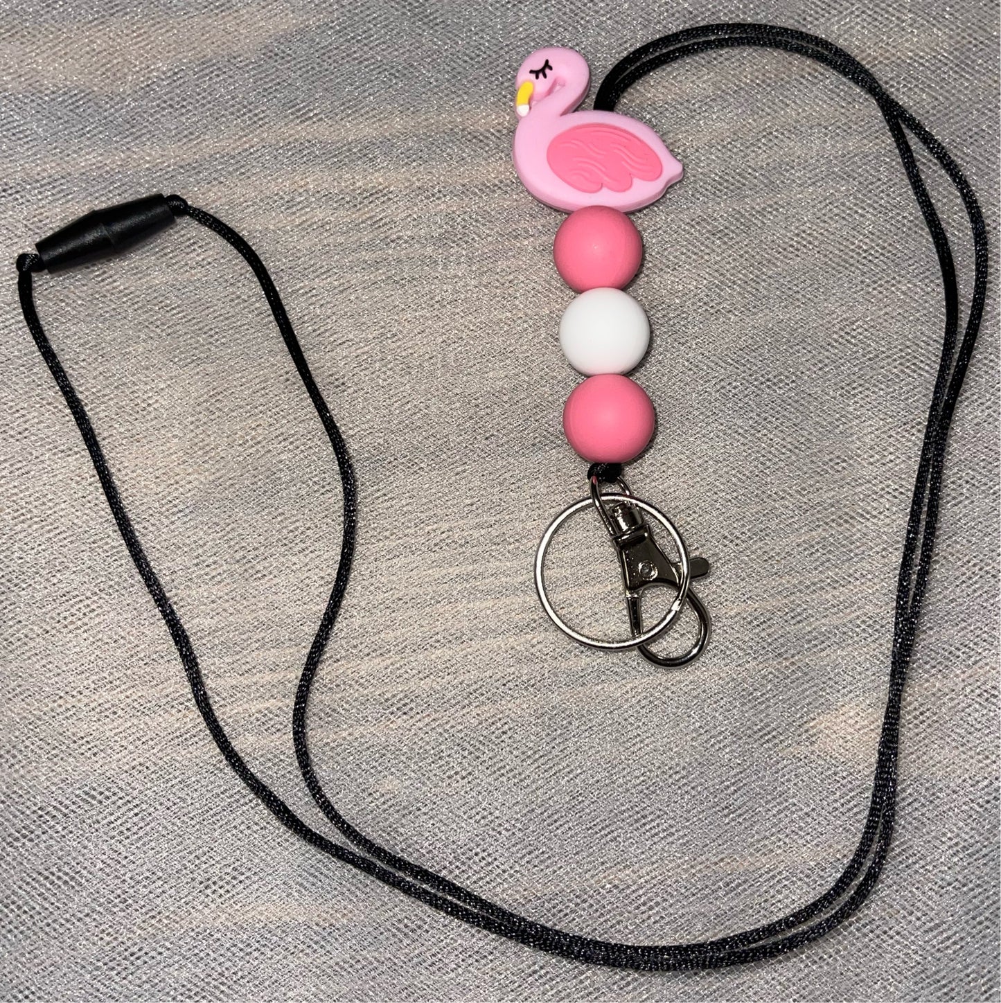 Flamingo Lanyard