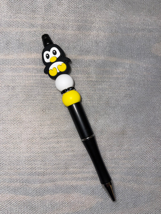 Pauly Penguin Beaded Pen