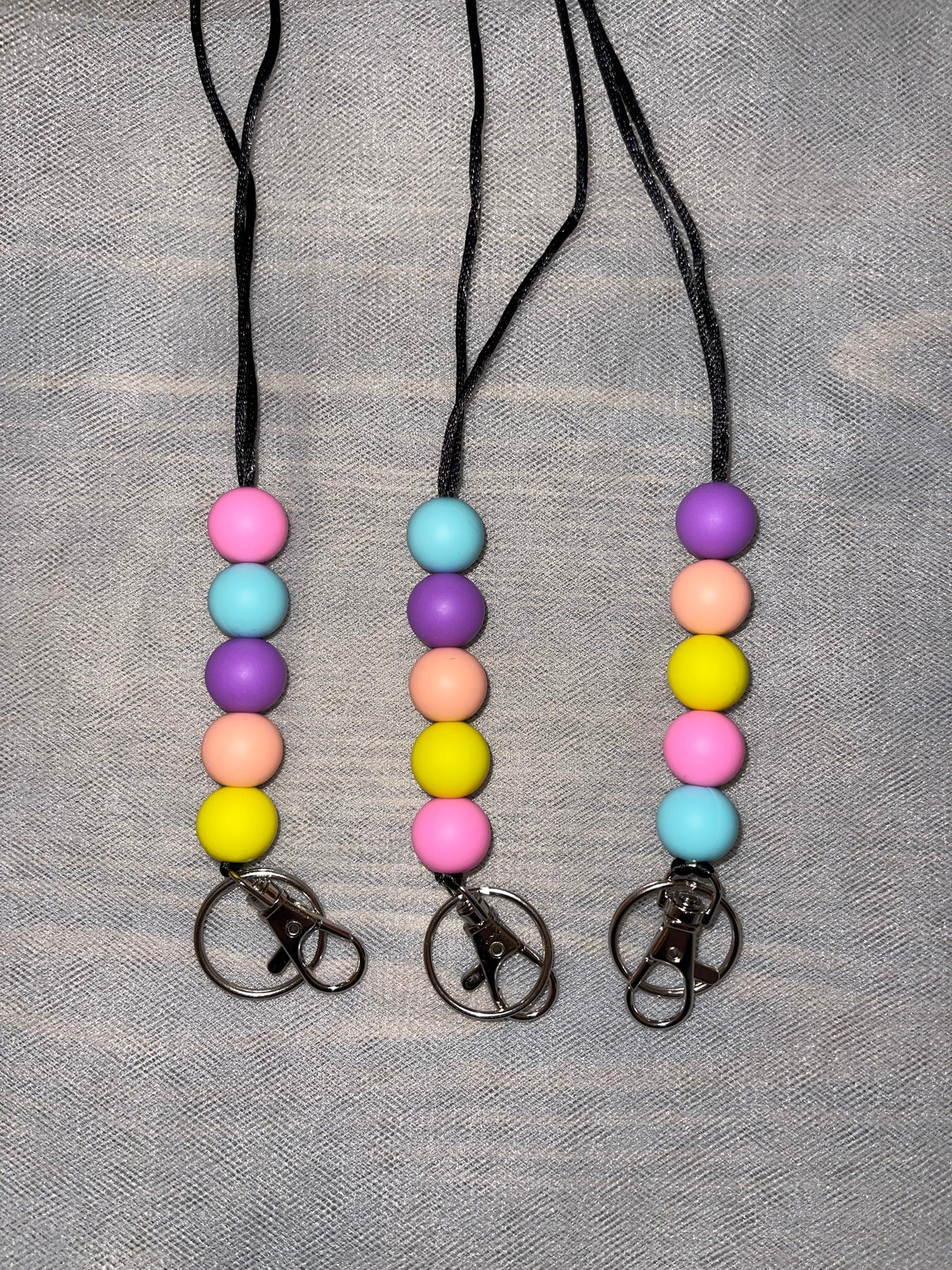 Mixed Pastels Lanyard