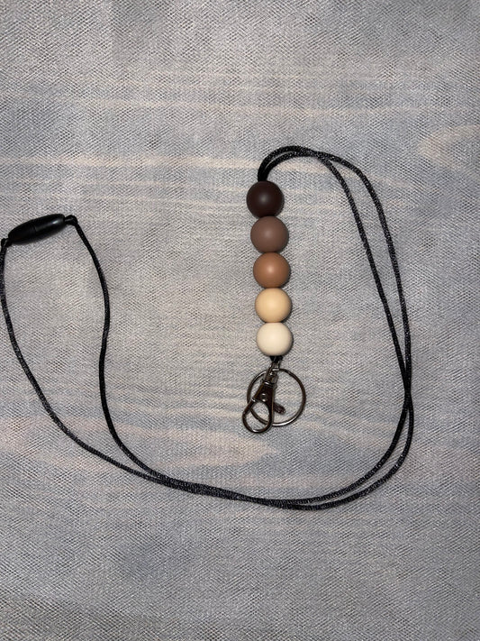 Brown Ombré Lanyard